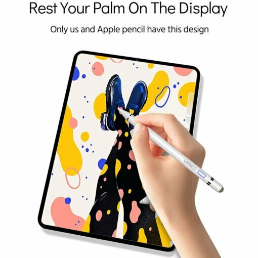 قلم لمسی اپل ٢٠١٨ برای آیپد مدل Ursico Stylus Pen white for iPad