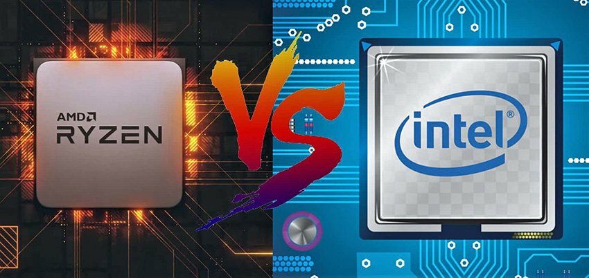 مقایسه پردازنده Intel و Ryzen