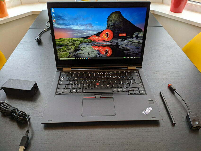 خرید لپ تاپ استوک Lenovo ThinkPad X380 Yoga Core i5-8250U, 8GB RAM, 256GB SSD, FHD, Touch