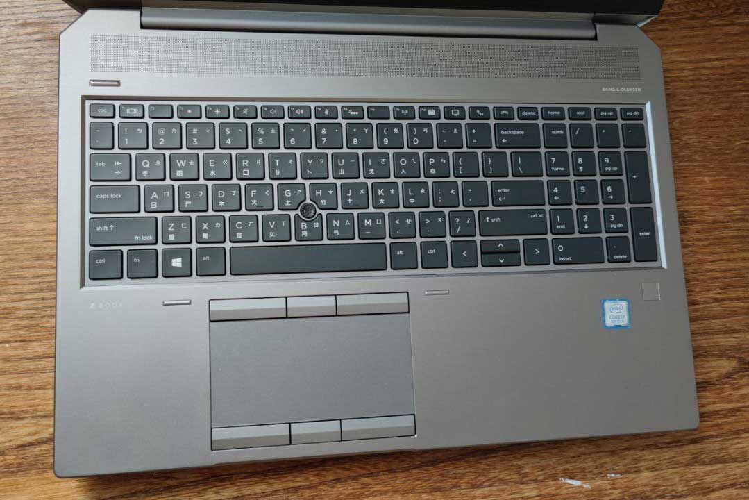 کیبورد لپ تاپ استوک HP Zbook 15 G5 Workstation i7 8850H