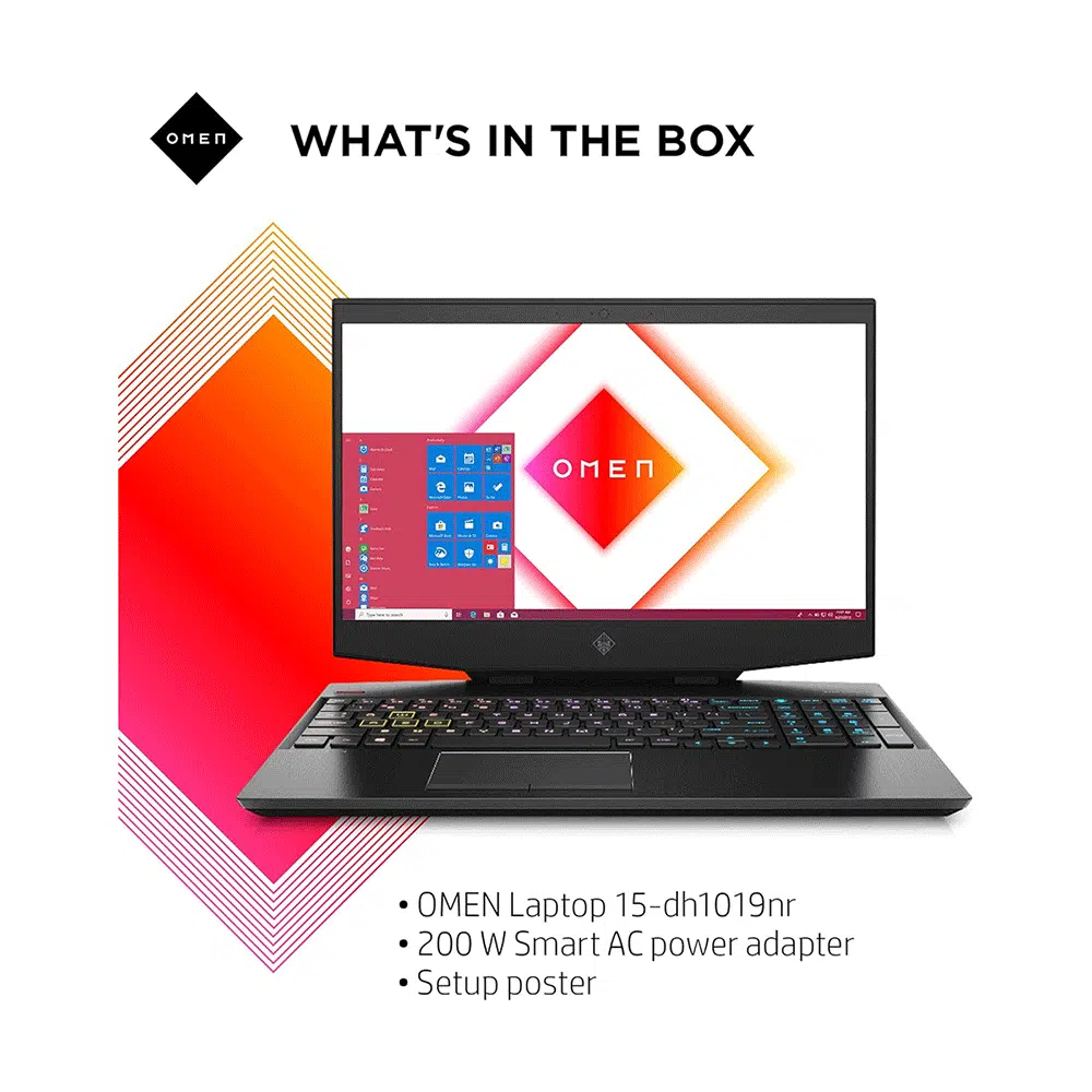 لپ تاپ HP Omen 15 i7 9750H, 16GB Ram, 512GB SSD, 4GB Nvidia GTX 1650