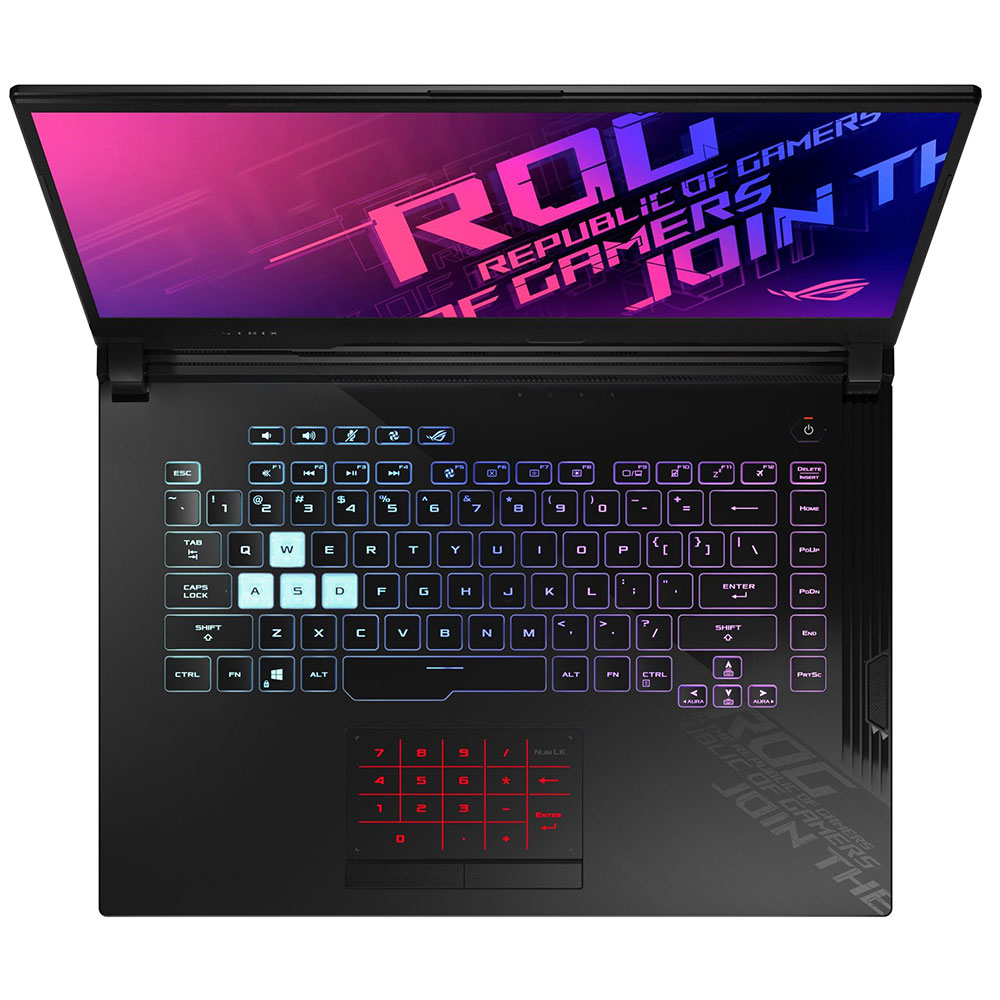 لپ تاپ ASUS ROG Strix G512LV i7 10750H, 16GB Ram, 512GB SSD, 6GB Nvidia RTX 2060