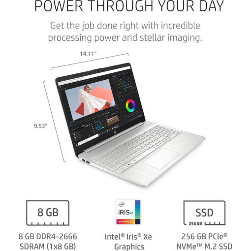 لپ تاپ HP 15 DW i5 1135 G7/8GB/ 256GB/Intel Iris Xe