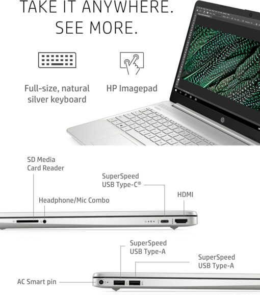 لپ تاپ HP 15 DW i5 1135 G7/8GB/ 256GB/Intel Iris Xe
