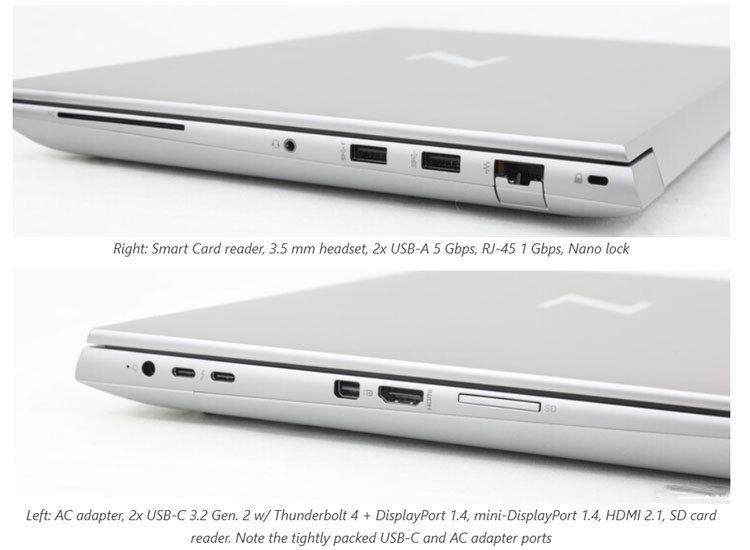 لپ تاپ HP Zbook Fury 16 G11 i7 13850HX, 32GB Ram, 1TB SSD, 6GB Nvidia RTX 1000 Ada - Image 12