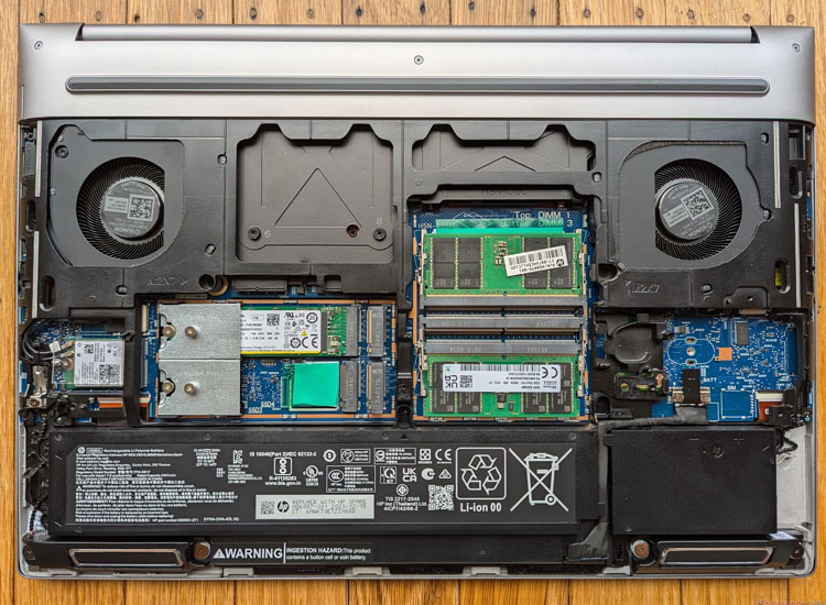 لپ تاپ HP Zbook Fury 16 G11 i7 13850HX, 32GB Ram, 1TB SSD, 6GB Nvidia RTX 1000 Ada - Image 19